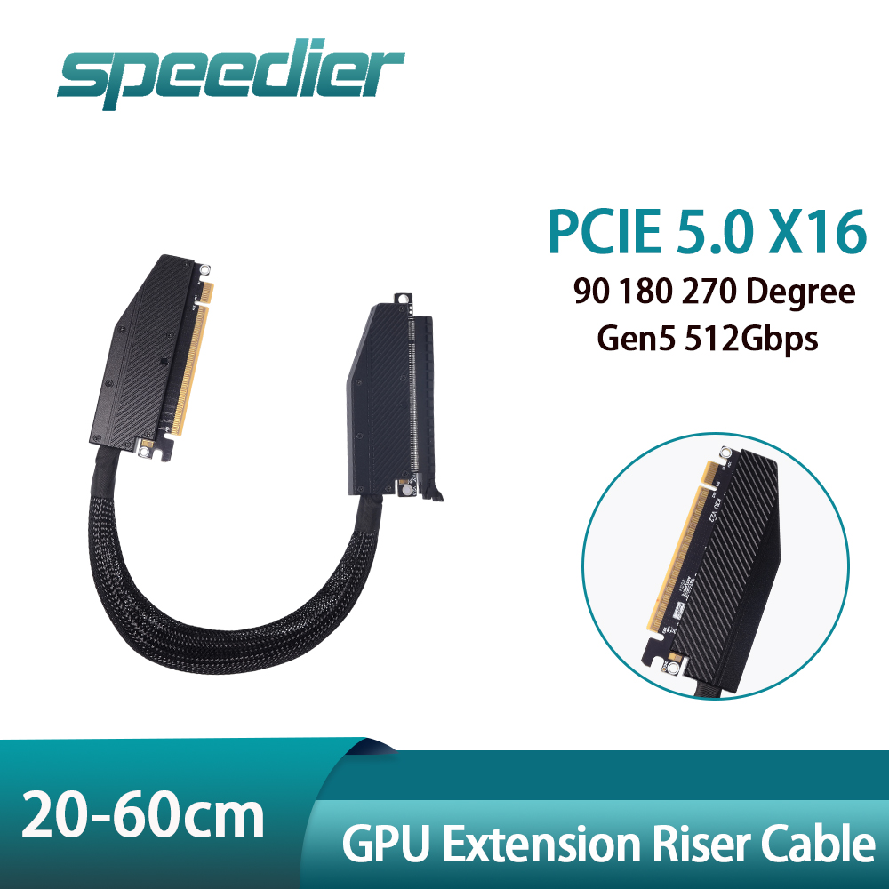 Pcie 5.0 Gpu Riser Cable - Cable de Extensión Riser para GPU