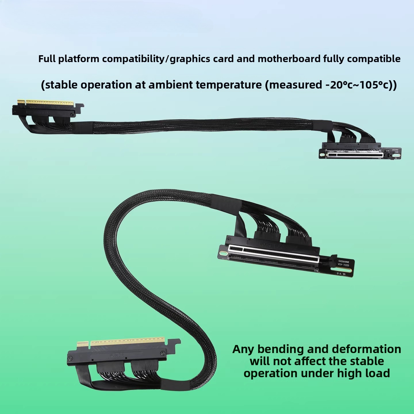 Cable de Extensión para Tarjet - Pcie 5.0 Gpu Riser Cable reseña y precio